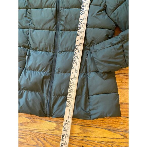 Lauren Ralph Lauren Soft Puffer Jacket Women’s Small Coal Olive Green - Picture 9 of 10